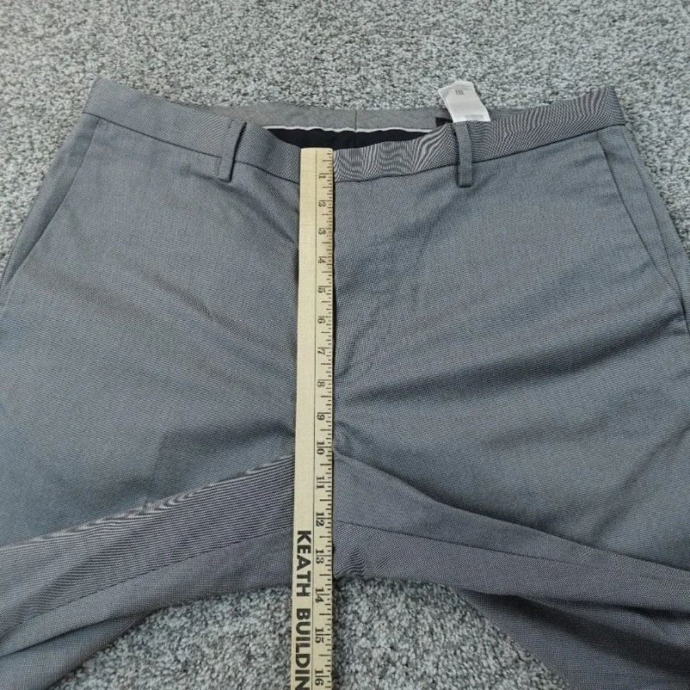 Banana Republic Pants Mens 36X32 Gray Slim Fit Chino Trouser Stretch Preppy Work